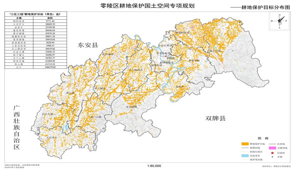 4-耕地保护目标分布图