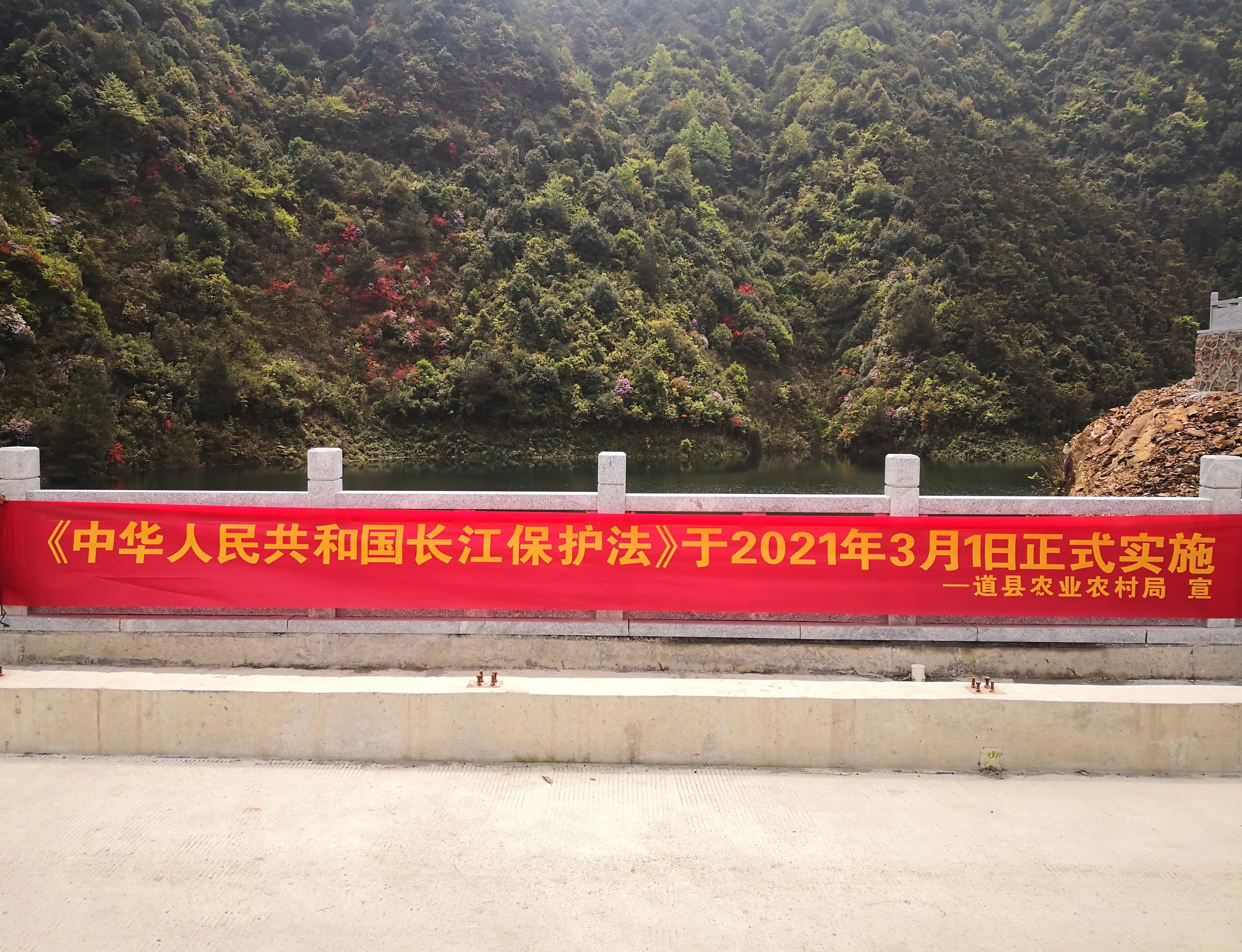 道县农业农村局开展《长江保护法》系列学习宣传活动