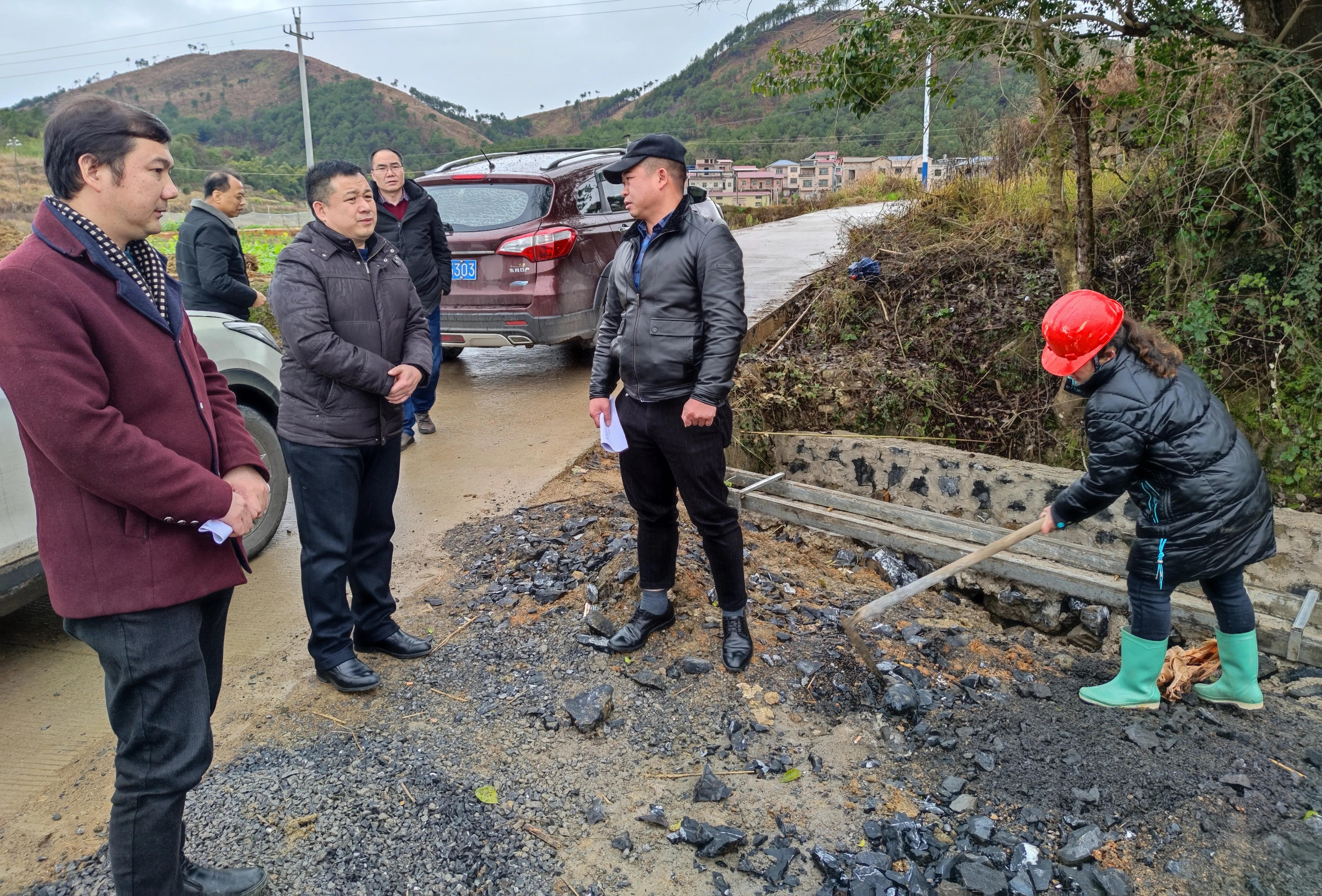 永州市农业农村局调研道县高标准农田建设复工情况